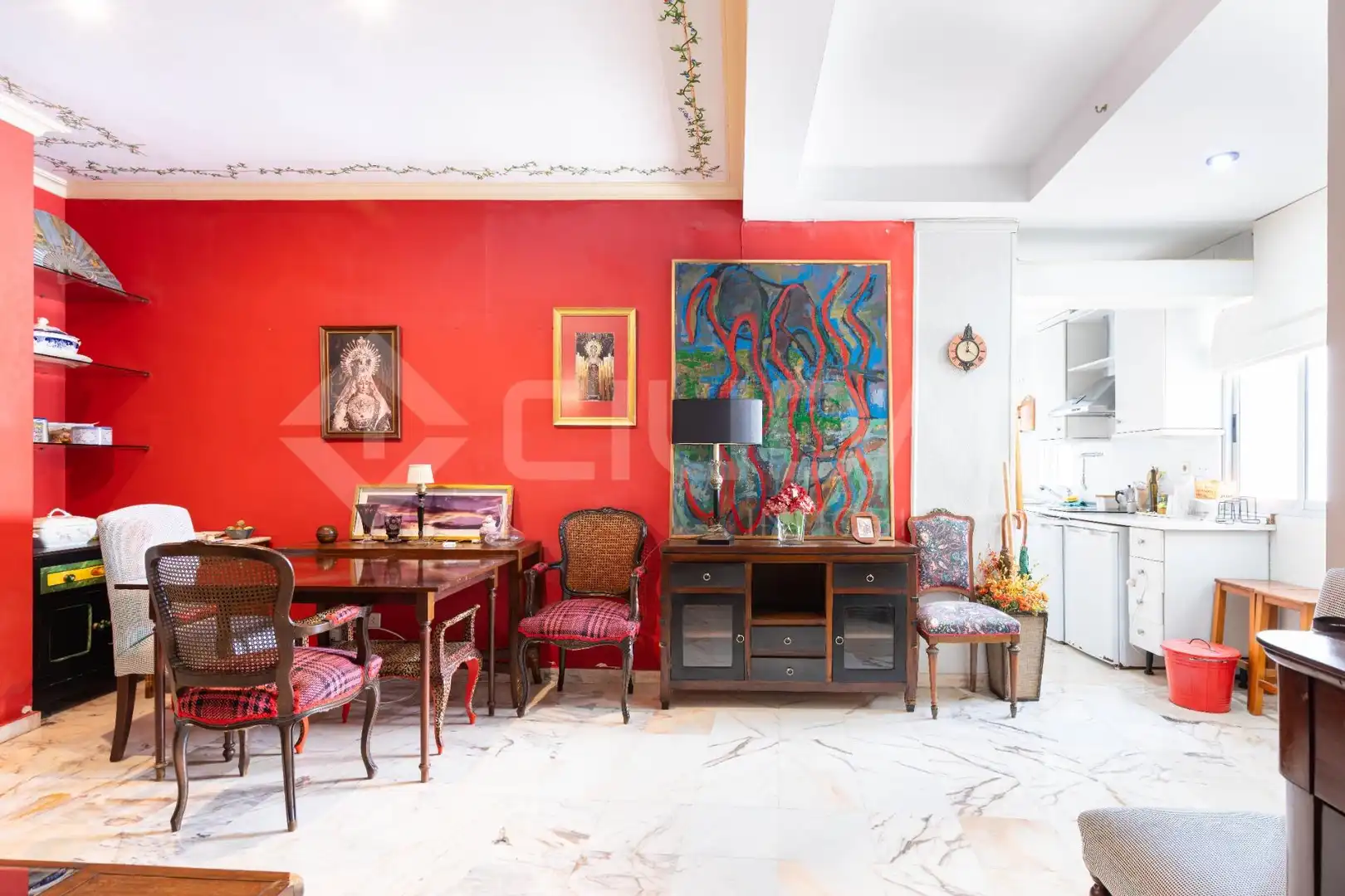 Sala de estar de Piso en venta en Sevilla
