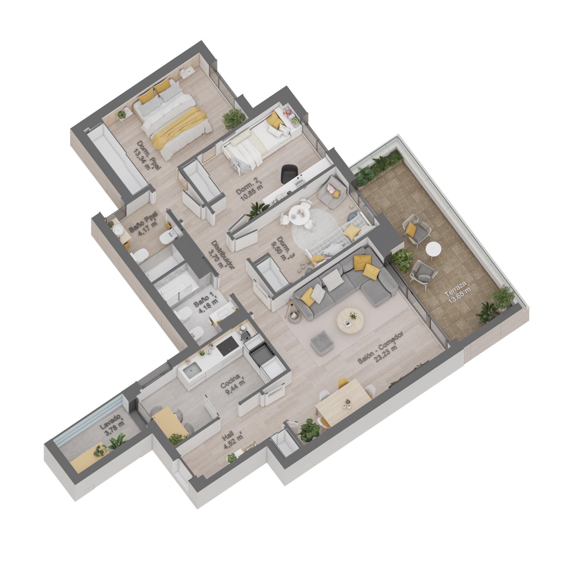 Flat for sale in Badajoz Capital  with Air Conditioner, Heating and Private garden
