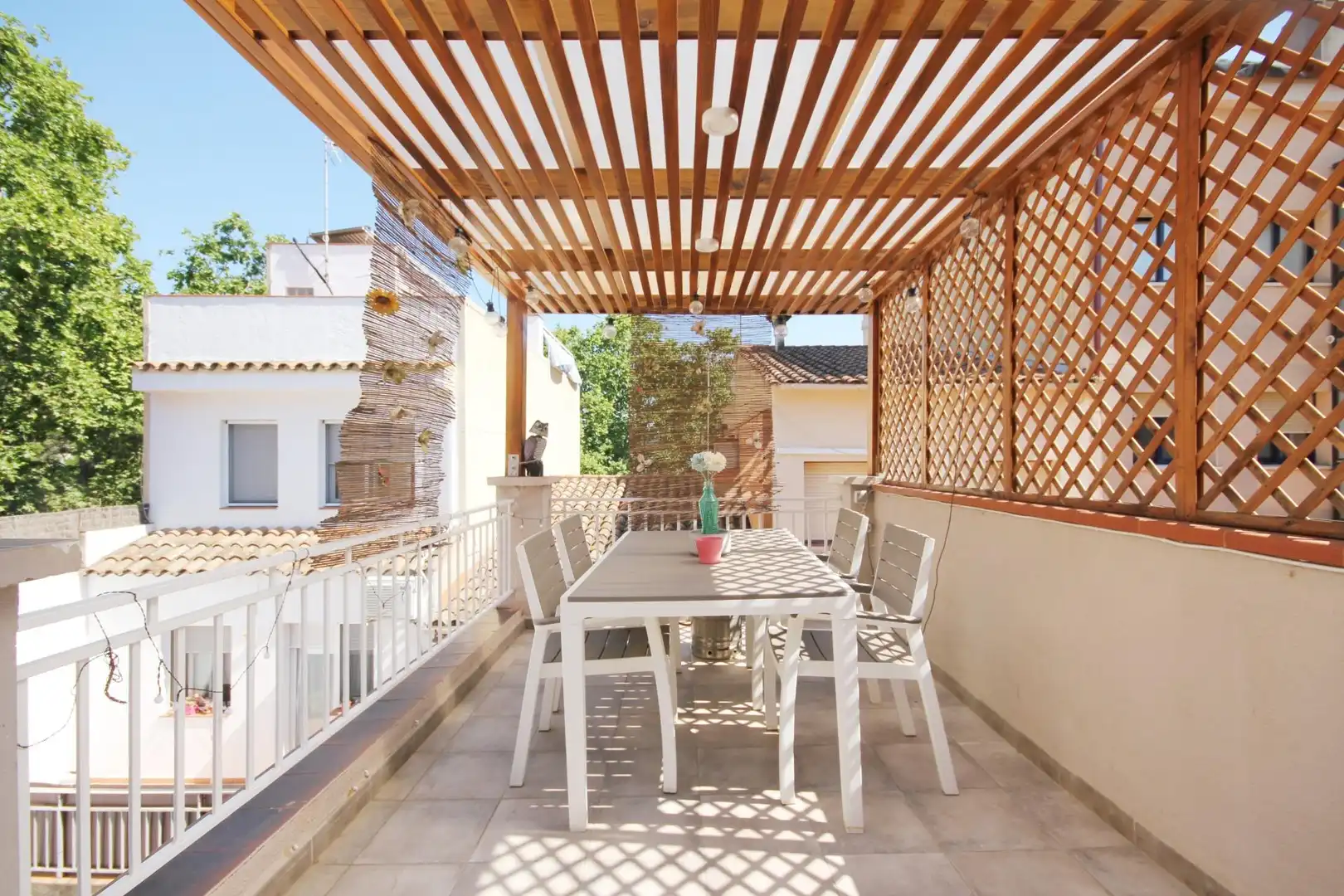 Terraza de Ático en venta en Cerdanyola del Vallès con Aire acondicionado, Calefacción y Jardín privado