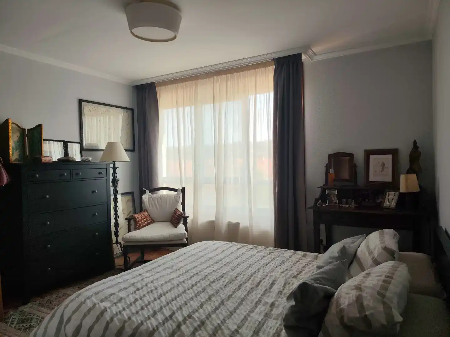 Dormitori de Casa o xalet en venda en Oroso amb Jardí privat, Parquet i Forn