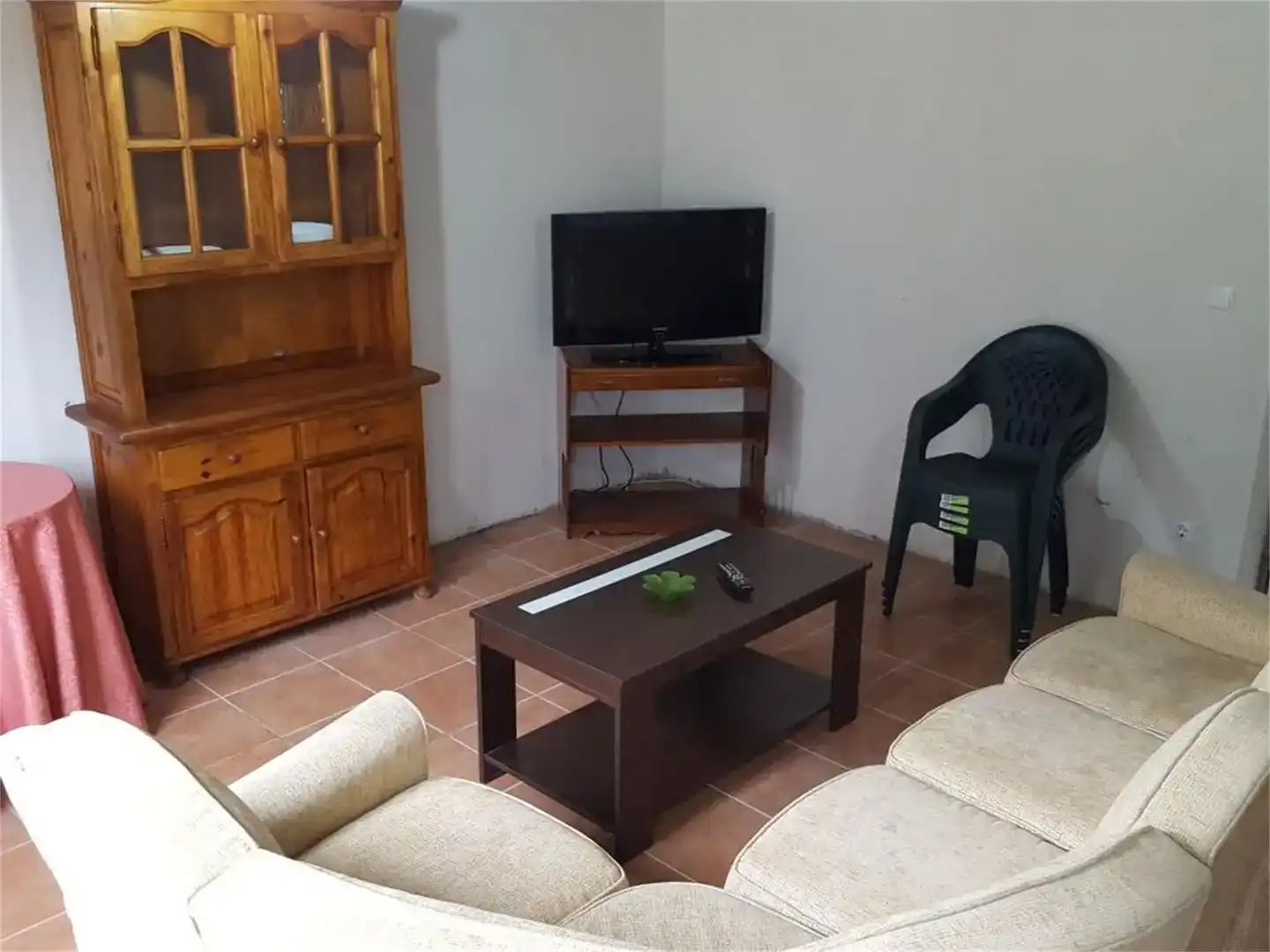Sala de estar de Piso en venta en Moeche con Jardín privado, Trastero y Amueblado