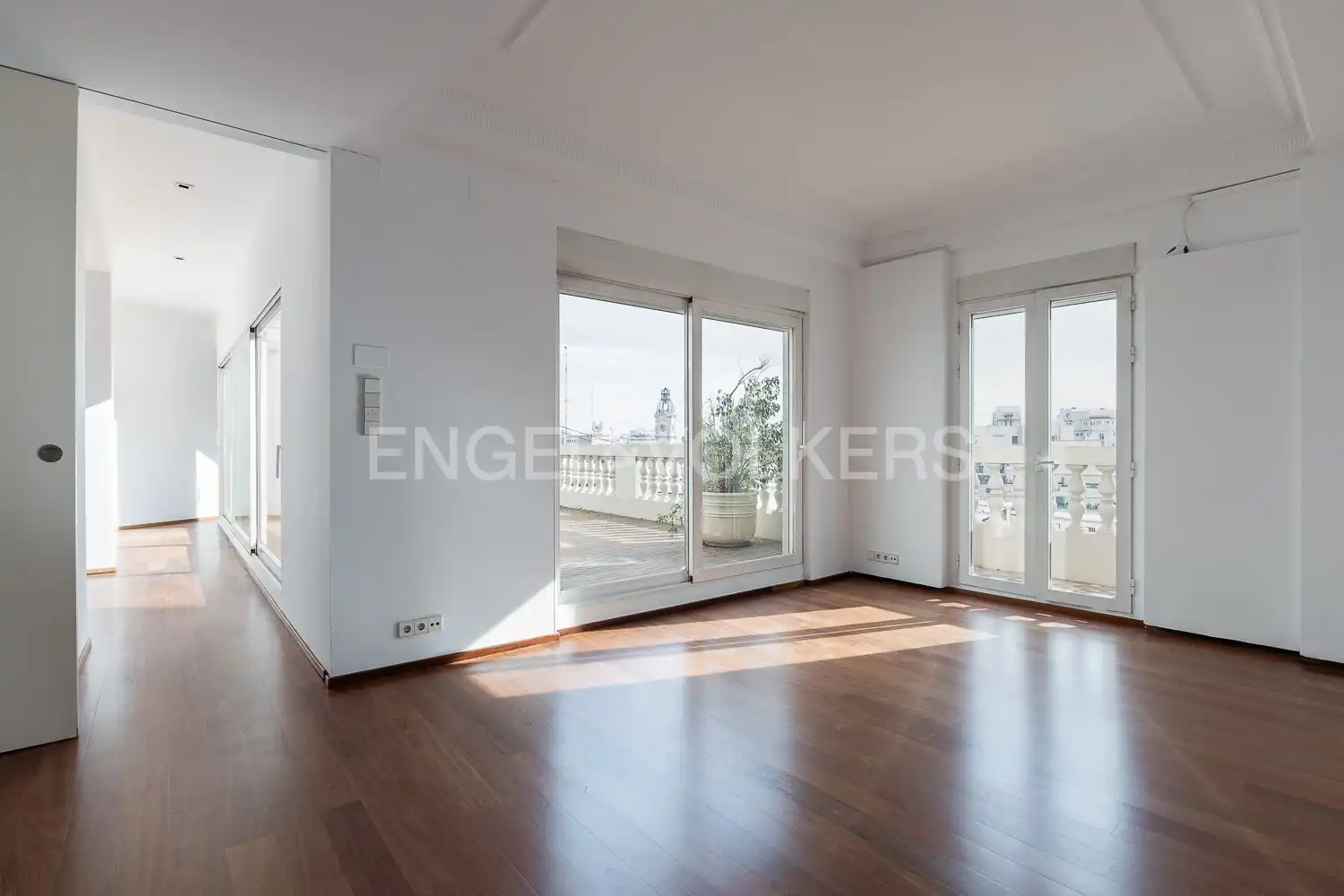 Sala de estar de Ático en venta en Valencia con Aire acondicionado, Calefacción y Parquet