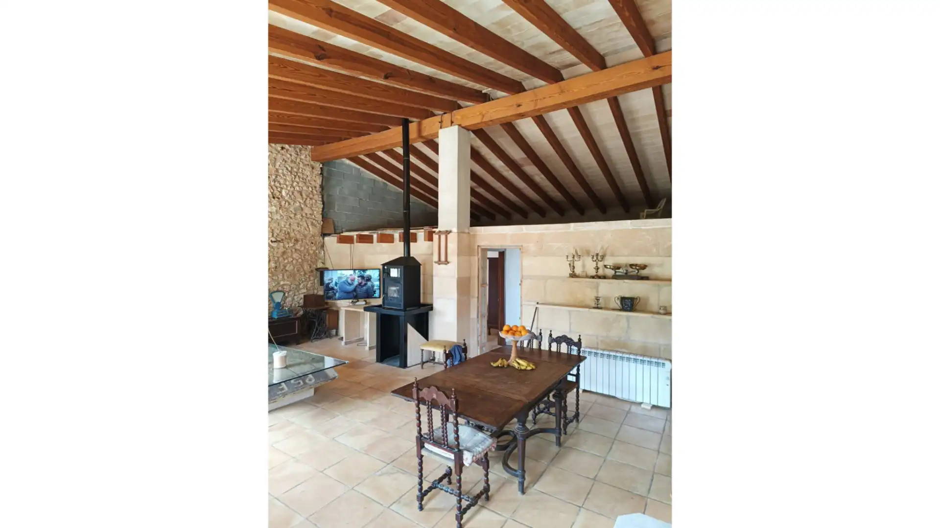 Menjador de Finca rústica en venda en Vilafranca de Bonany amb Jardí privat i Terrassa