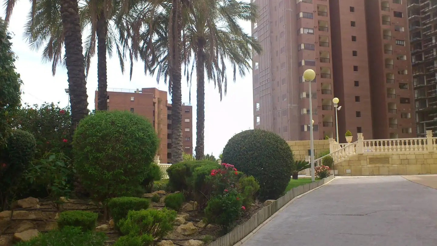 Außenansicht von Wohnung zur Miete in Villajoyosa / La Vila Joiosa mit Terrasse, Möbliert und Gemeinschaftspool