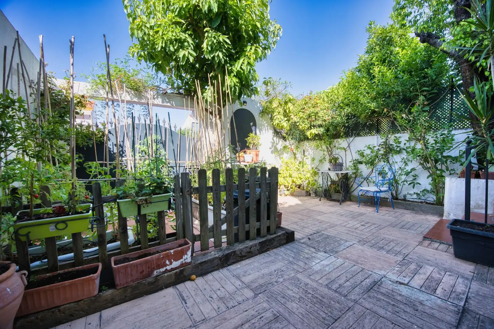 Terraza de Casa adosada en venta en Mairena del Aljarafe con Aire acondicionado, Terraza y Trastero