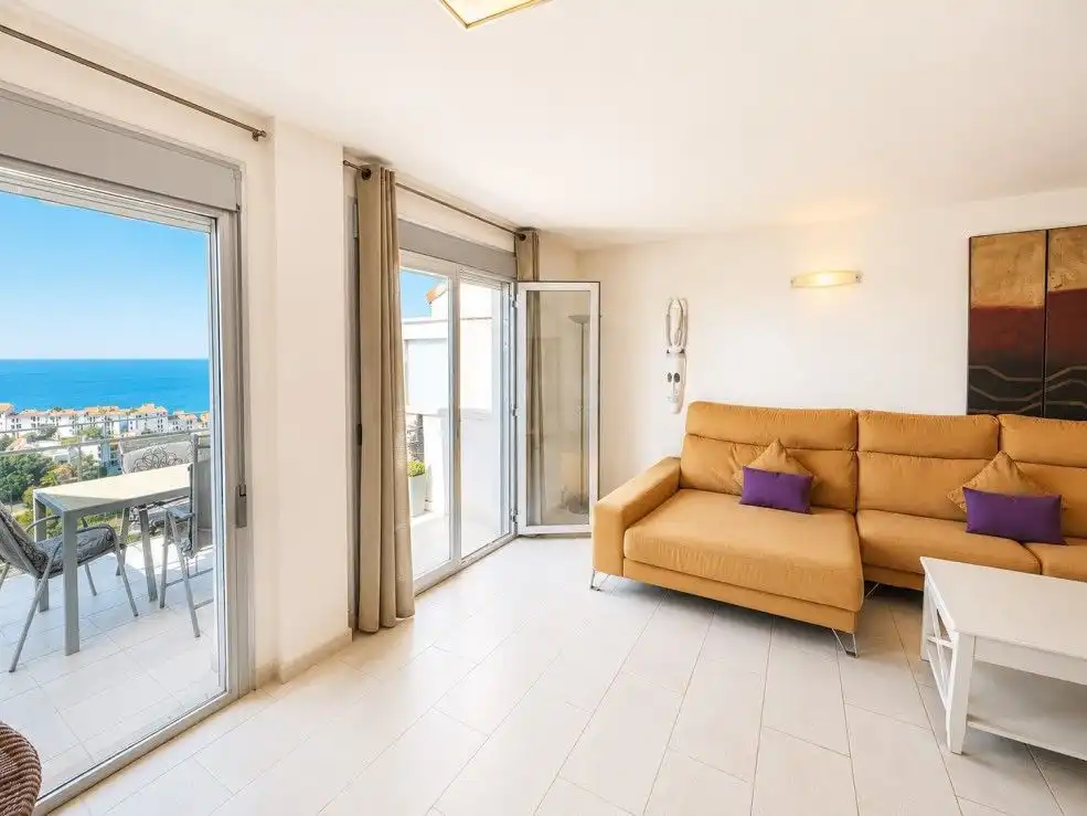 Sala d'estar de Àtic en venda en Altea amb Aire condicionat, Calefacció i Terrassa