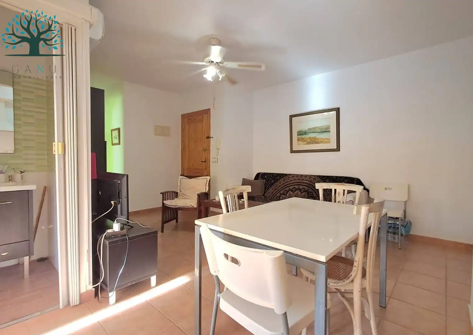 Sala de estar de Apartamento en venta en Cartagena con Aire acondicionado, Terraza y Amueblado