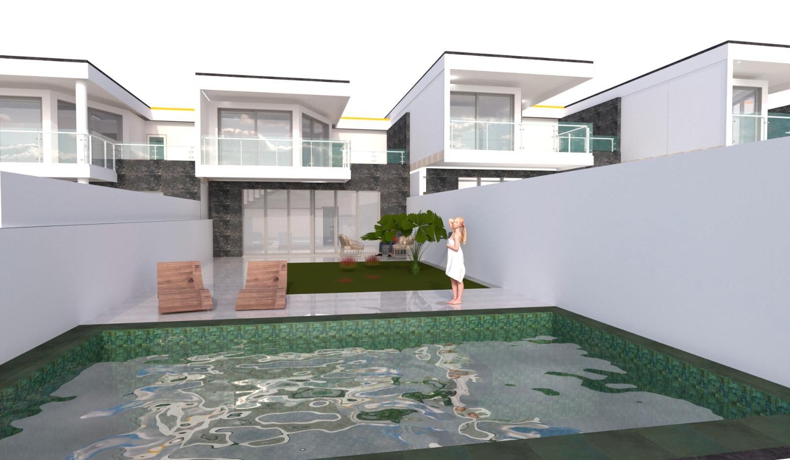 Swimming pool of House or chalet for sale in La Oliva  with Private garden, Terrace and Swimming Pool