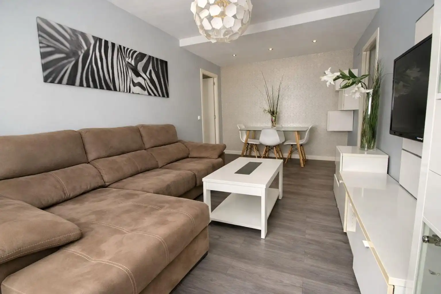Sala de estar de Piso en venta en Jerez de la Frontera con Aire acondicionado y Calefacción