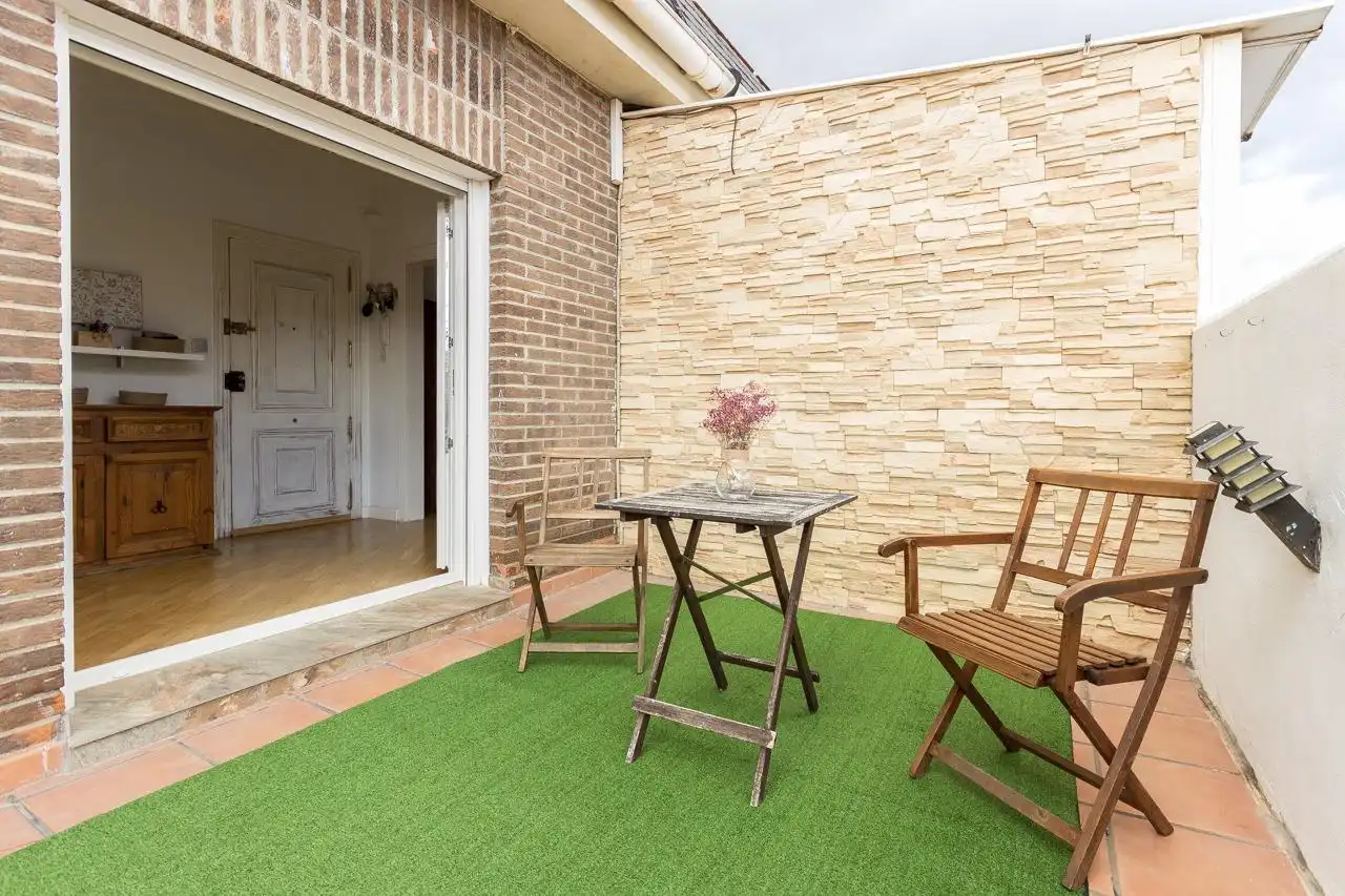 Terrasse von Dachboden zum Verkauf in Elda mit Klimaanlage, Parkett und Terrasse