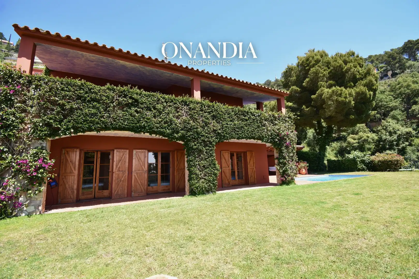Exterior view of Houses for rent in Begur  with Private garden and Swimming Pool