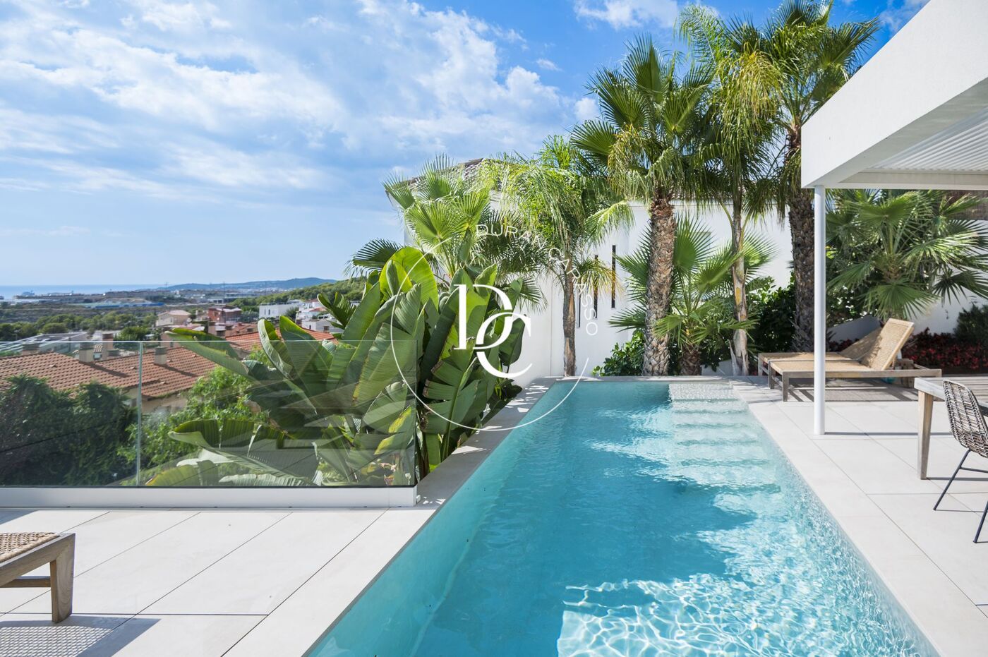 Piscina de Casa o xalet de lloguer en Sitges amb Aire condicionat, Calefacció i Terrassa