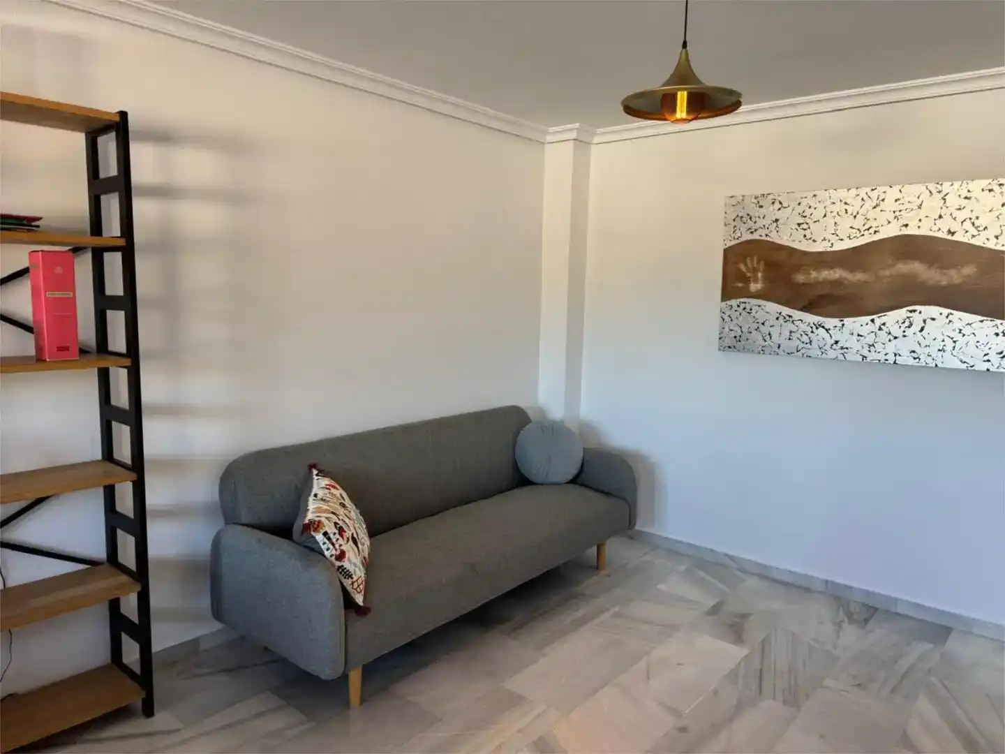 Sala d'estar de Apartament en venda en Calpe / Calp amb Aire condicionat, Piscina i Balcó