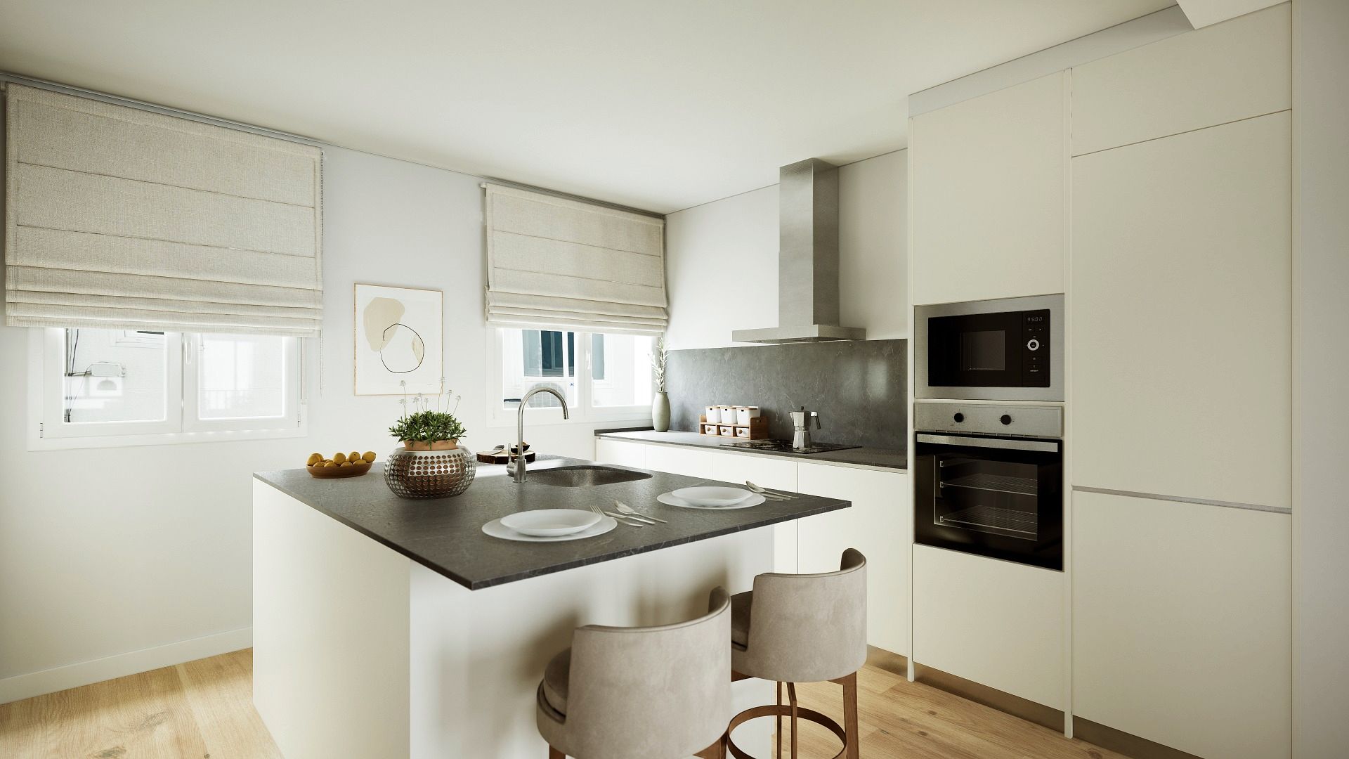 Kitchen of Flat for sale in  Madrid Capital