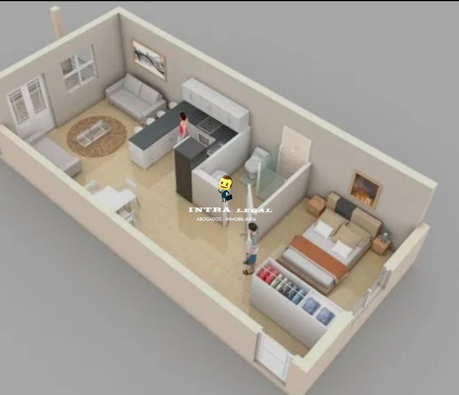 Bedroom of Apartment for sale in Salamanca Capital  with Air Conditioner, Heating and Furnished