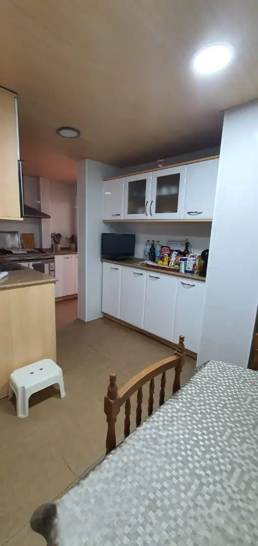 Kitchen of Flat for sale in Cornellà de Llobregat  with Air Conditioner, Terrace and Furnished