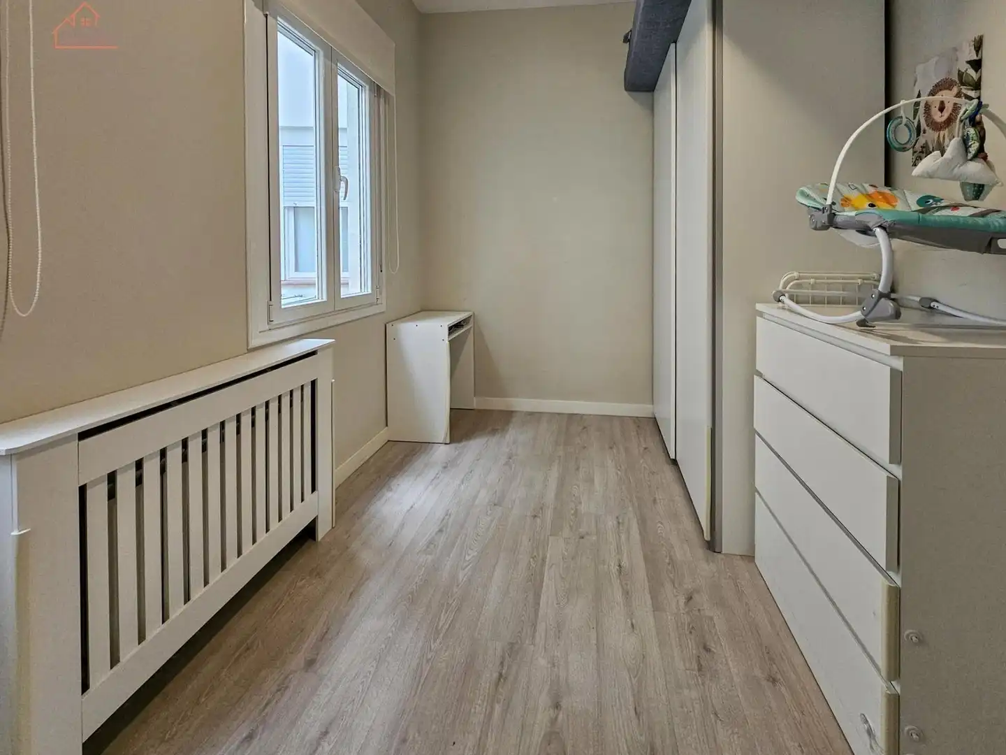 Schlafzimmer von Wohnung zur Miete in Madrid mit Klimaanlage, Heizung und Möbliert
