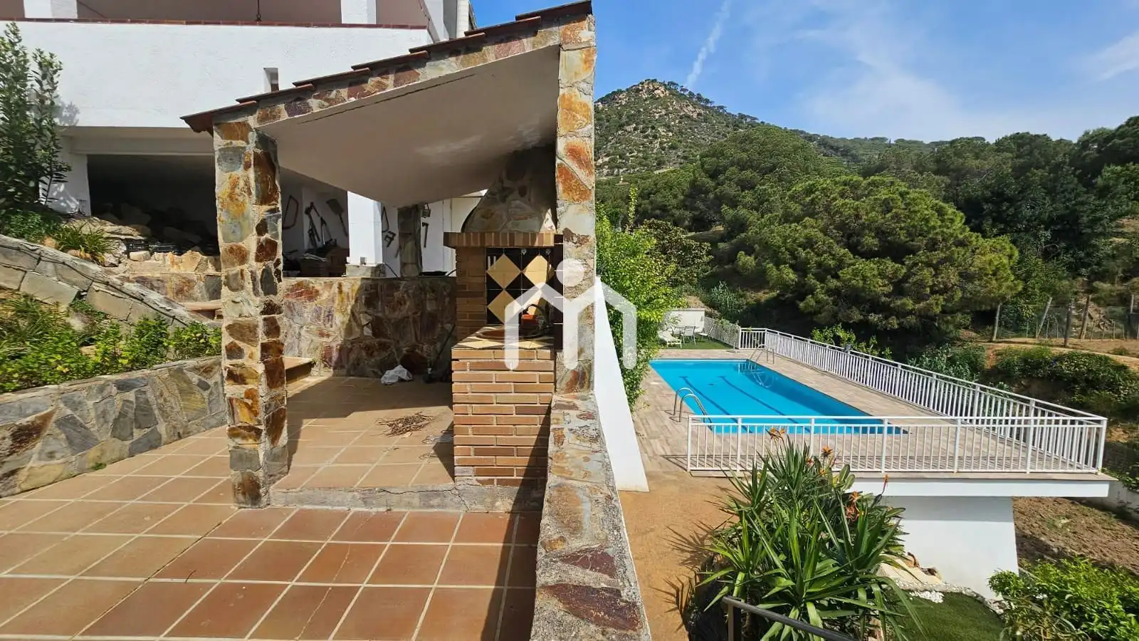 Vista exterior de Casa o chalet en venta en Cabrils con Calefacción, Parquet y Terraza