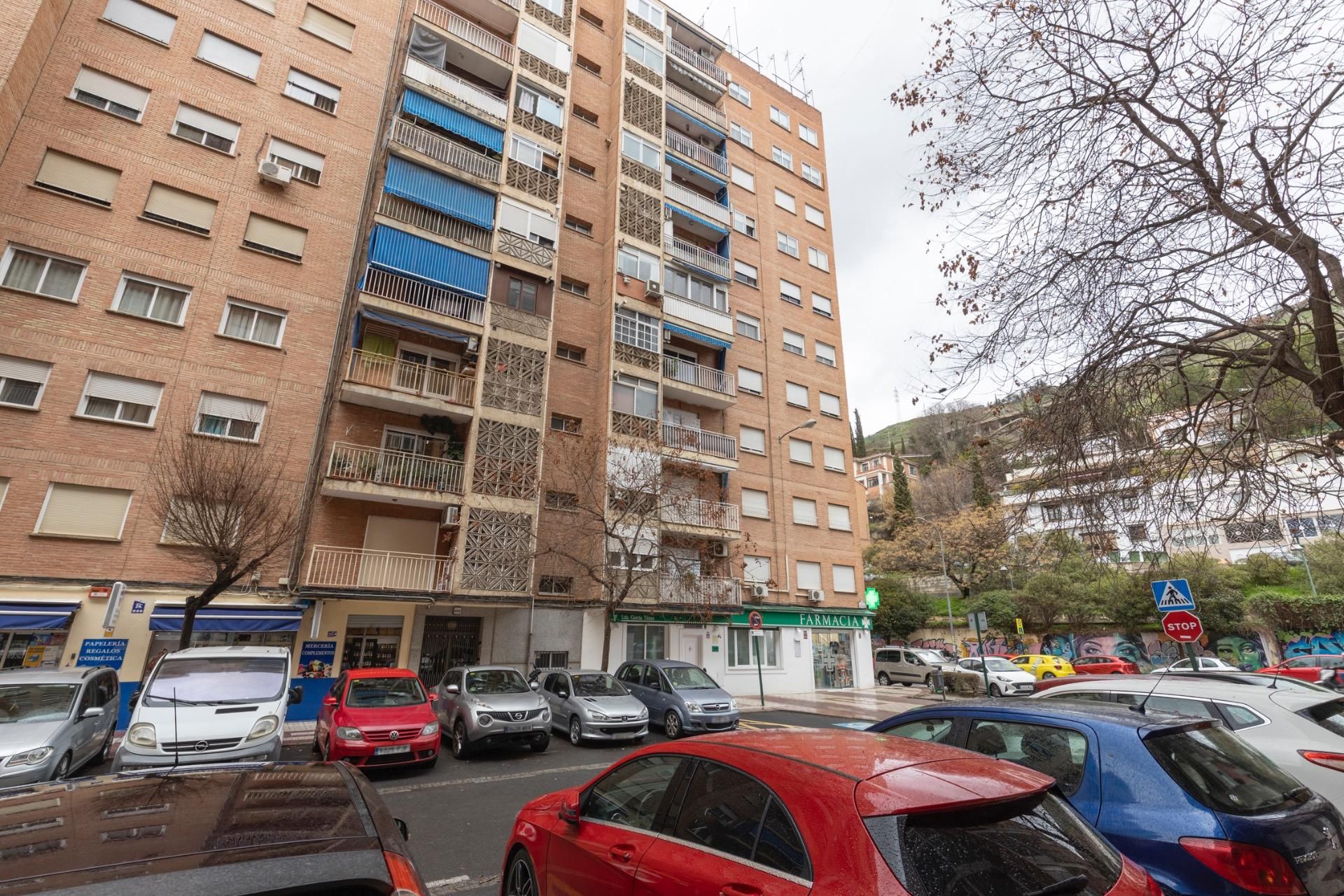 Exterior view of Flat for sale in  Granada Capital