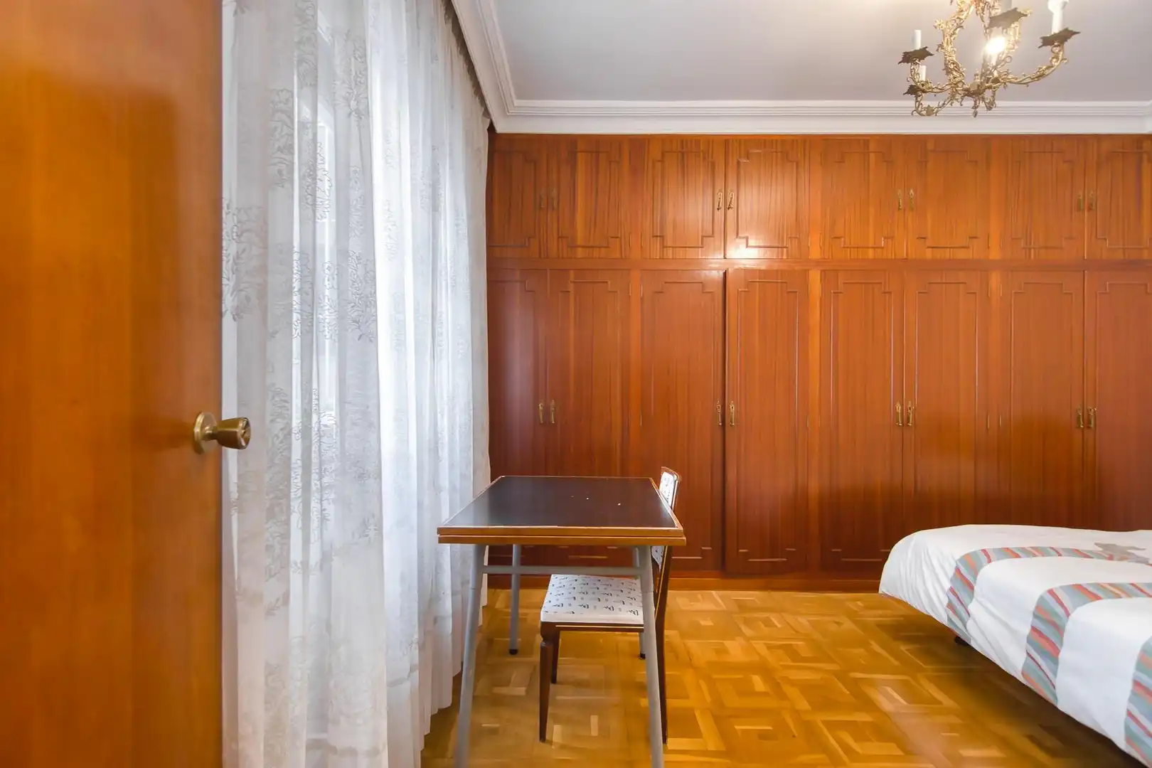 Bedroom of Flat for sale in  Pamplona / Iruña  with Heating, Storage room and Balcony