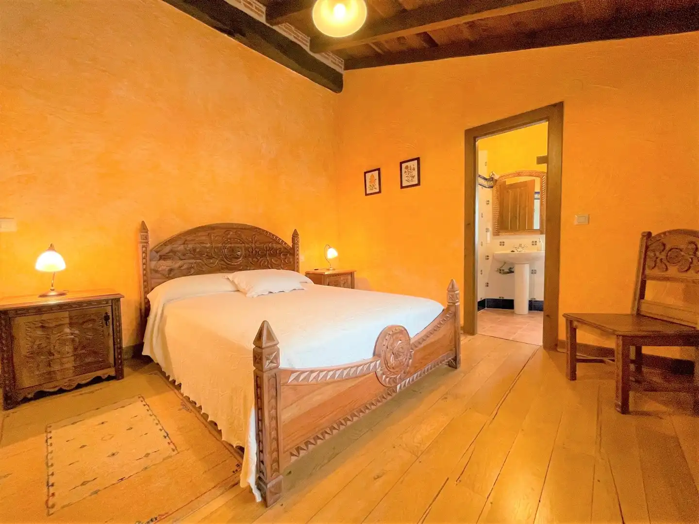 Schlafzimmer von Country house zum Verkauf in Villarcayo de Merindad de Castilla la Vieja mit Terrasse, Möbliert und Balkon