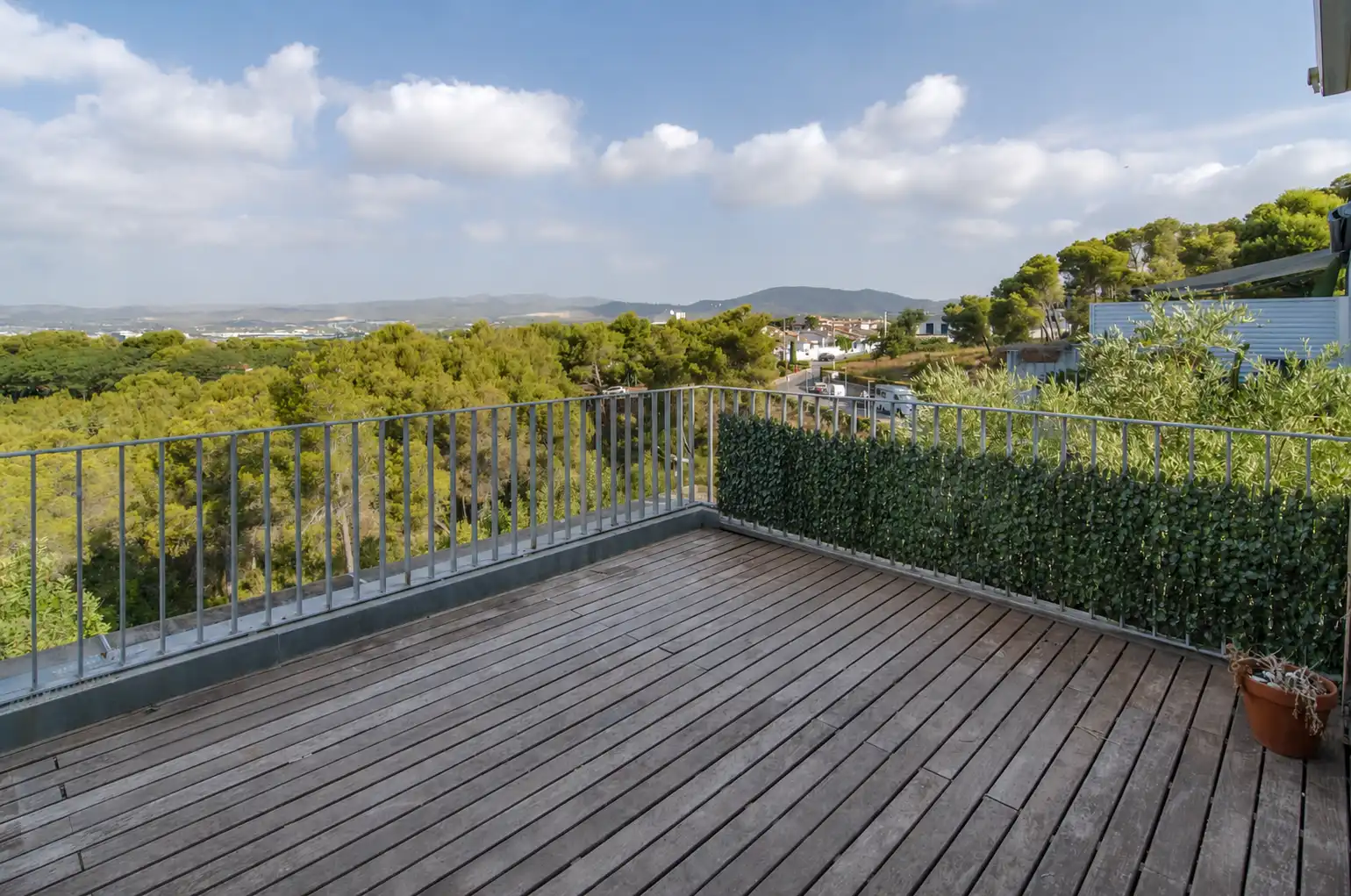Terraza de Dúplex en venta en Sant Pere de Ribes con Calefacción, Jardín privado y Piscina
