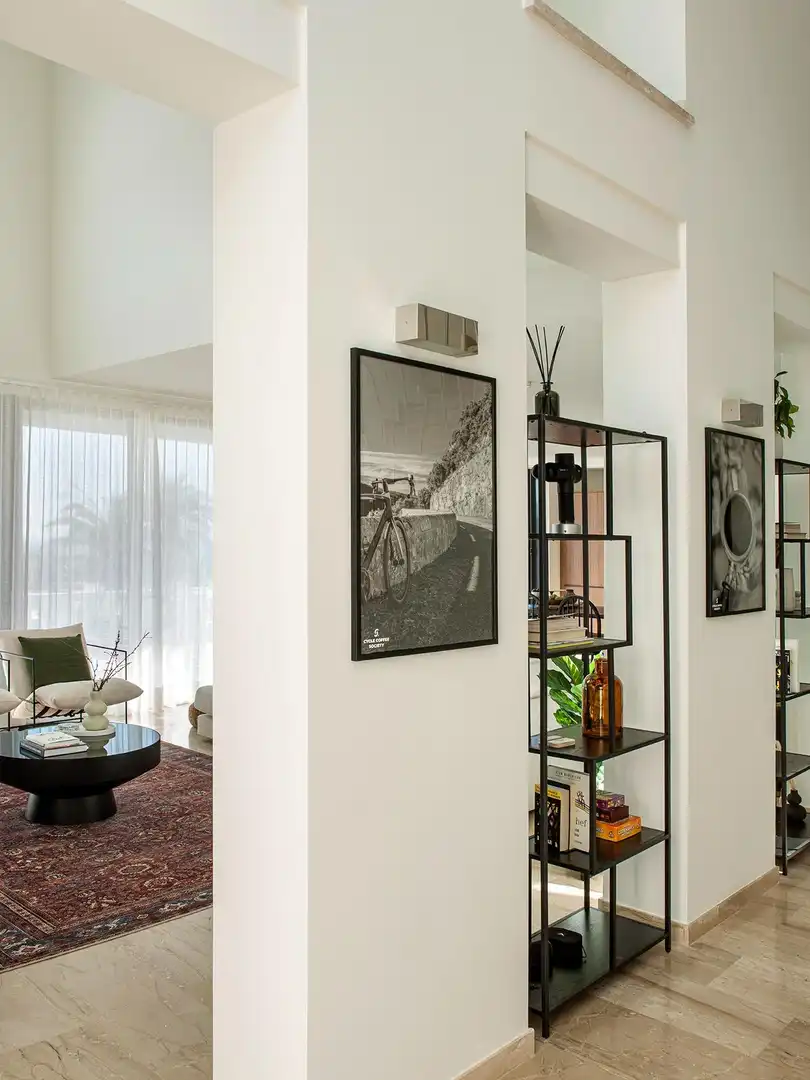 Living room of Houses for sale in Calpe / Calp  with Air Conditioner, Heating and Private garden