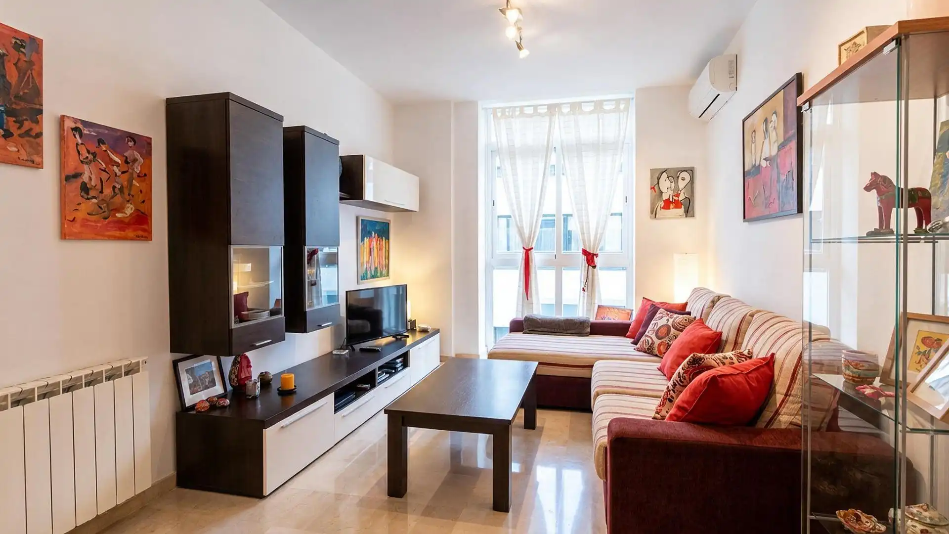 Wohnzimmer von Wohnung zur Miete in Granada mit Klimaanlage, Heizung und Terrasse