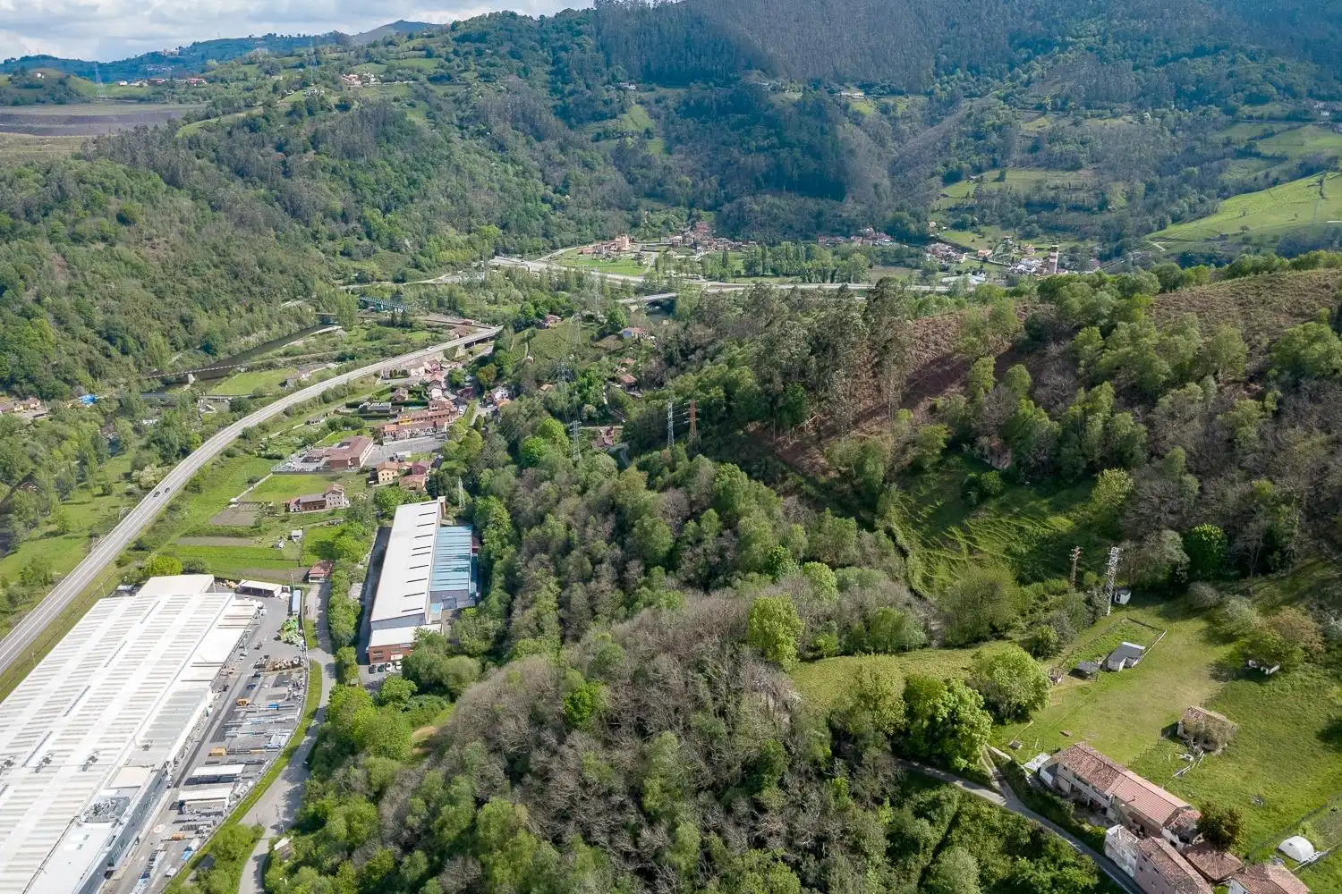 Exterior view of Land for sale in Mieres (Asturias)