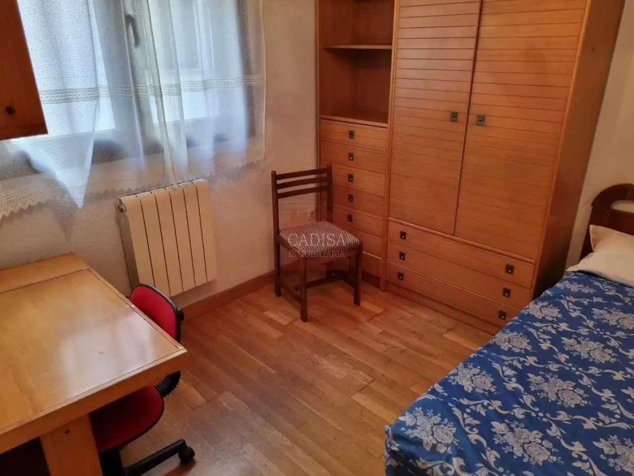 Bedroom of Flat for rent in Salamanca  with Heating, Parquet flooring and Furnished