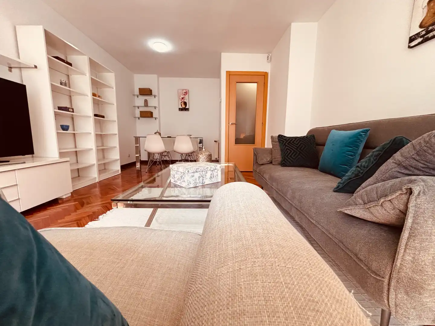 Sala d'estar de Pis en venda en Getafe amb Aire condicionat, Calefacció i Parquet