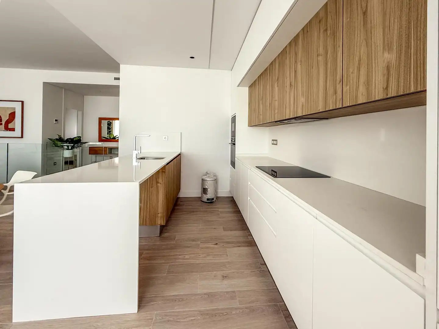Cocina de Casa o chalet de alquiler en Finestrat con Aire acondicionado, Calefacción y Jardín privado
