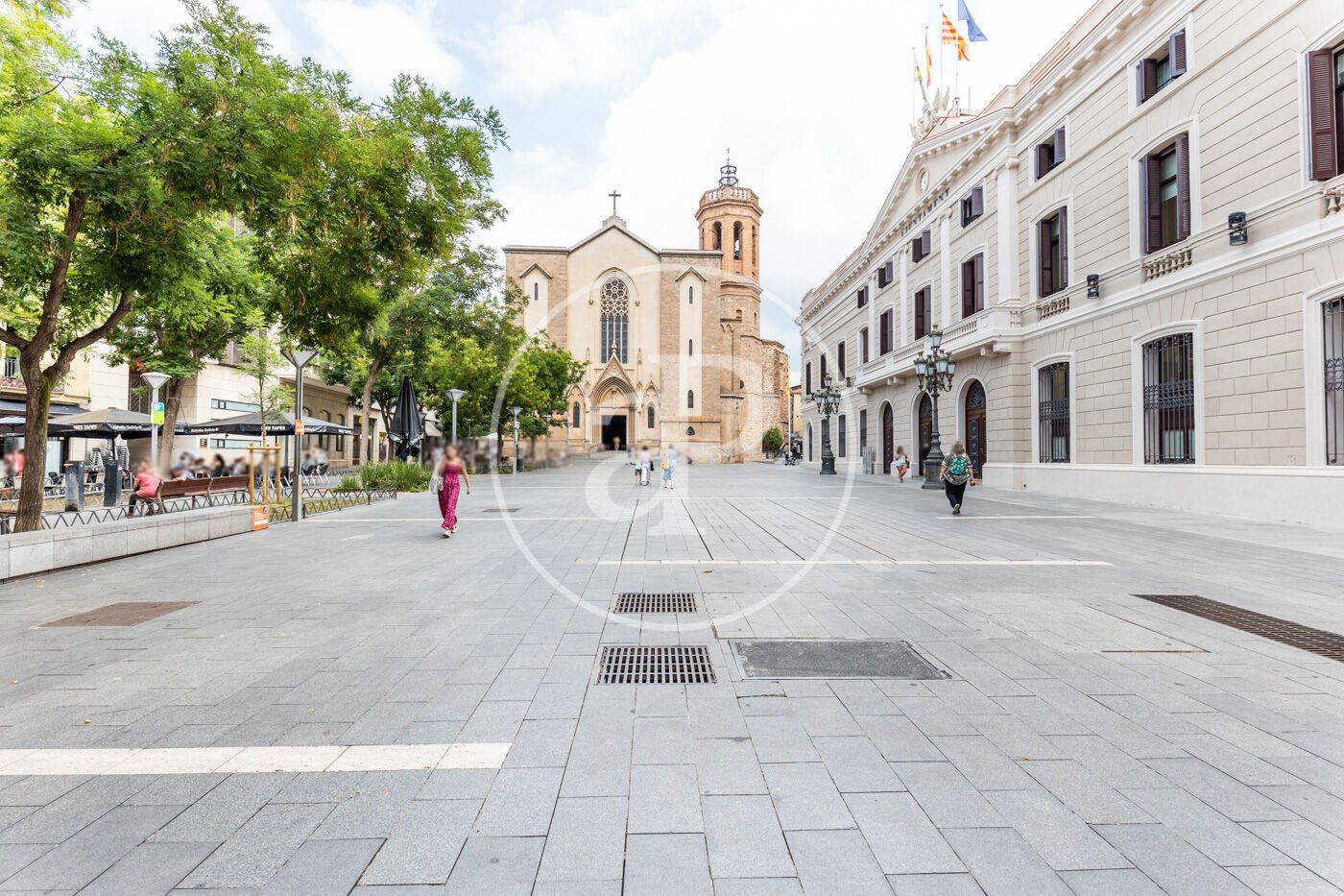 Vista exterior de Casa adosada en venta en Sabadell con Aire acondicionado, Calefacción y Terraza