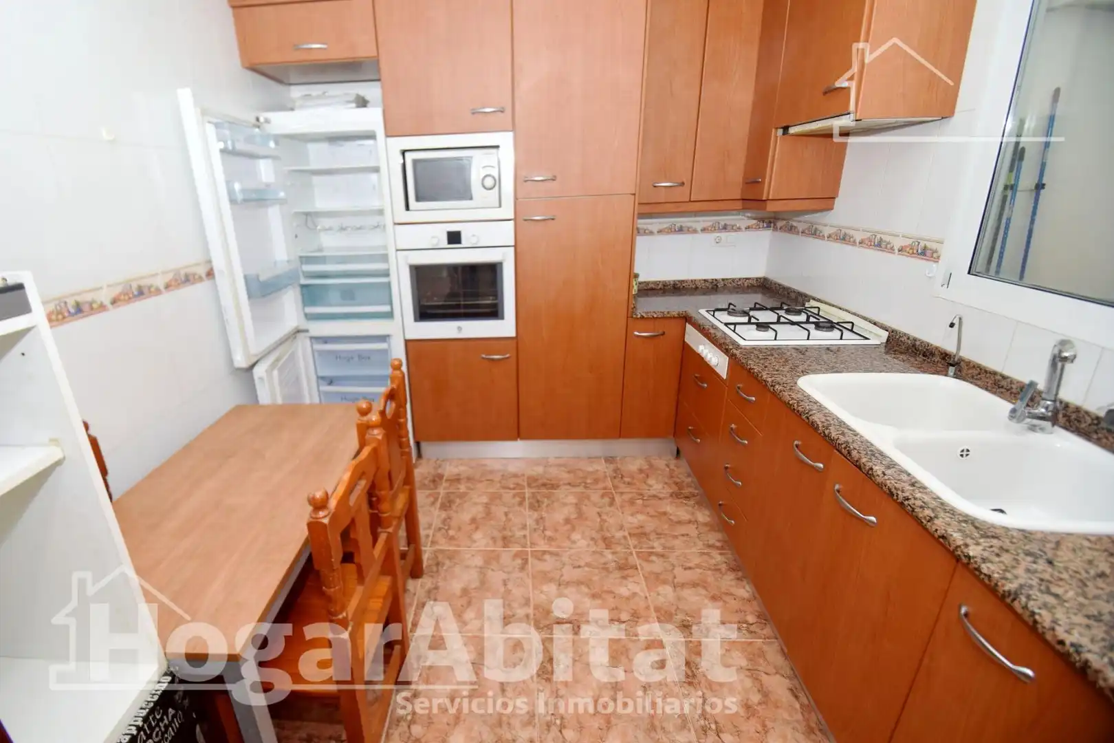 Cocina de Piso en venta en Burriana / Borriana con Aire acondicionado, Calefacción y Amueblado