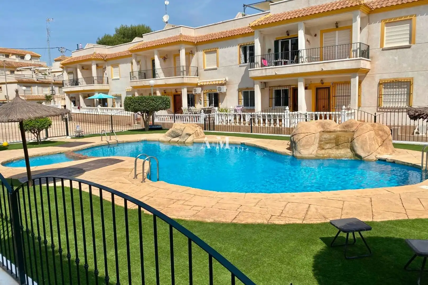 Swimming pool of Ground floor for rent in Algorfa  with Air Conditioner, Heating and Terrace