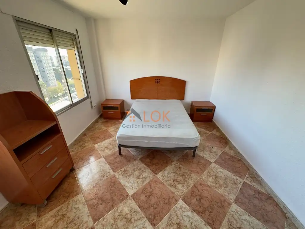 Bedroom of Flat for sale in Málaga