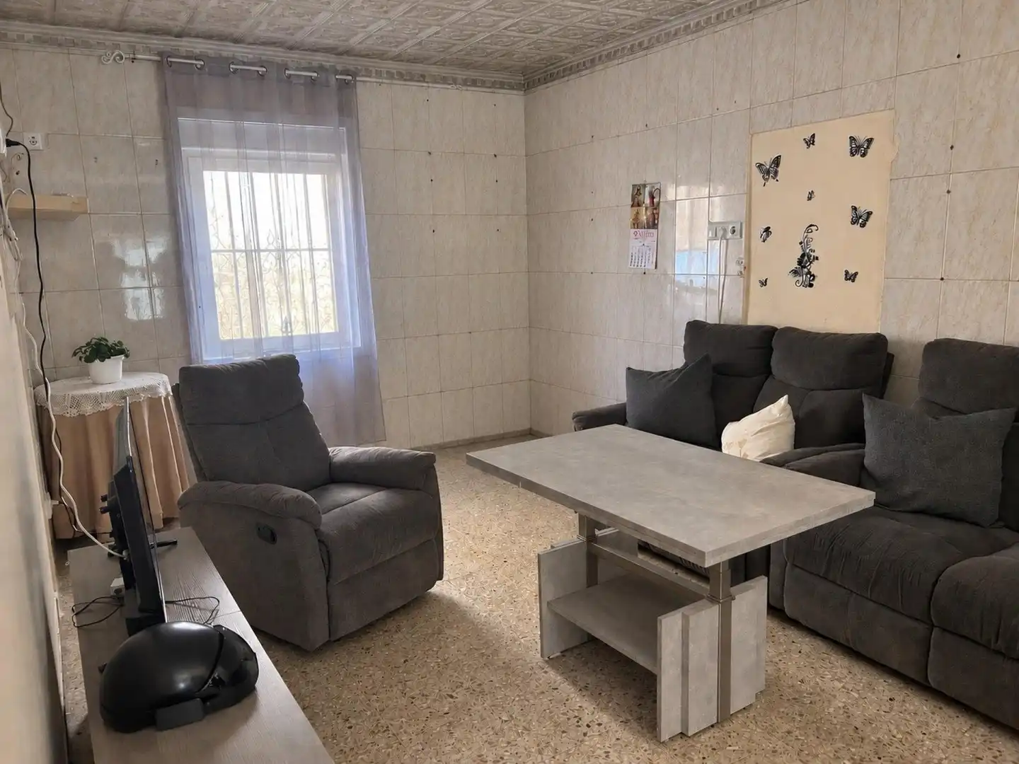Sala d'estar de Casa adosada en venda en Ribeira amb Aire condicionat, Calefacció i Terrassa