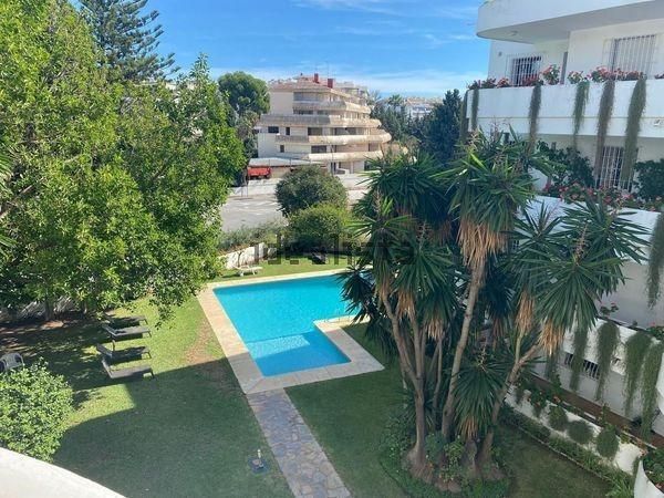 Exterior view of Planta baja to rent in Marbella  with Air Conditioner and Community pool