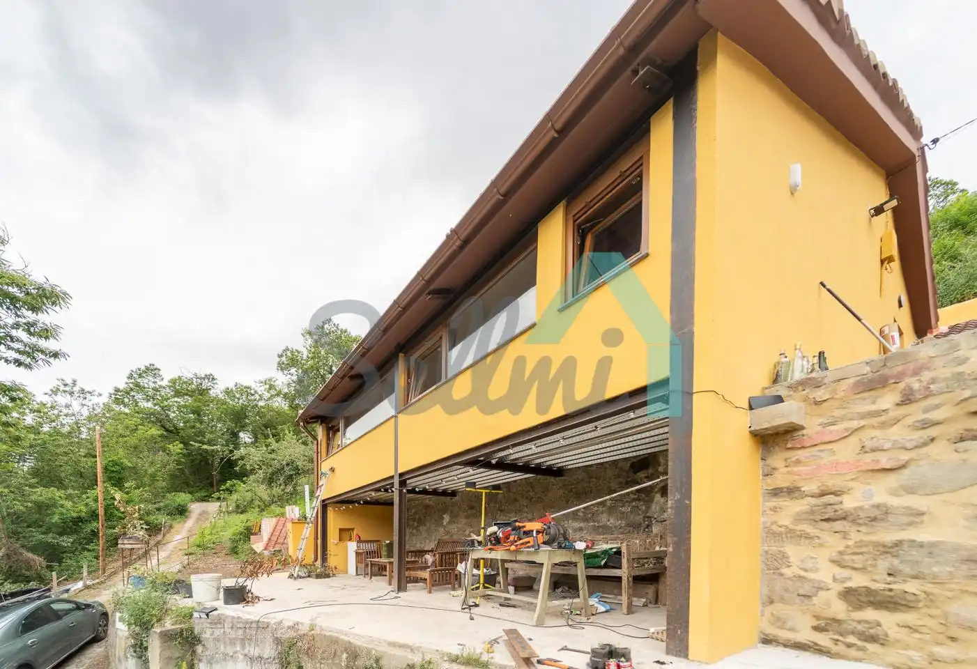 Exterior view of Houses for rent in Mieres (Asturias)  with Heating, Private garden and Parquet flooring