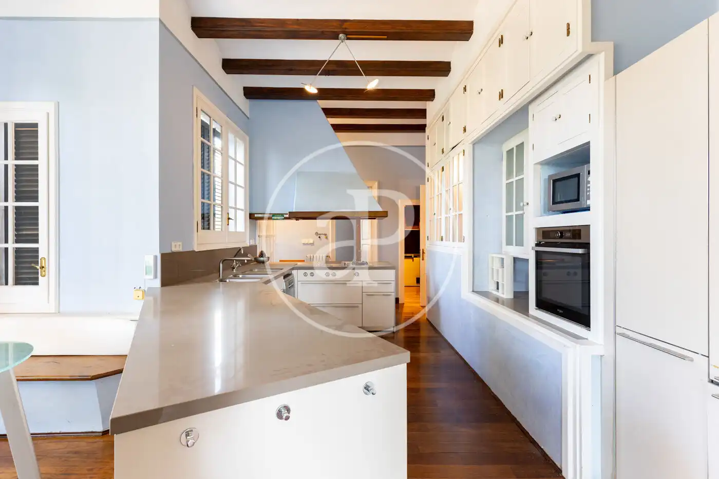 Cocina de Casa o chalet en venta en Sant Cugat del Vallès con Calefacción, Jardín privado y Terraza