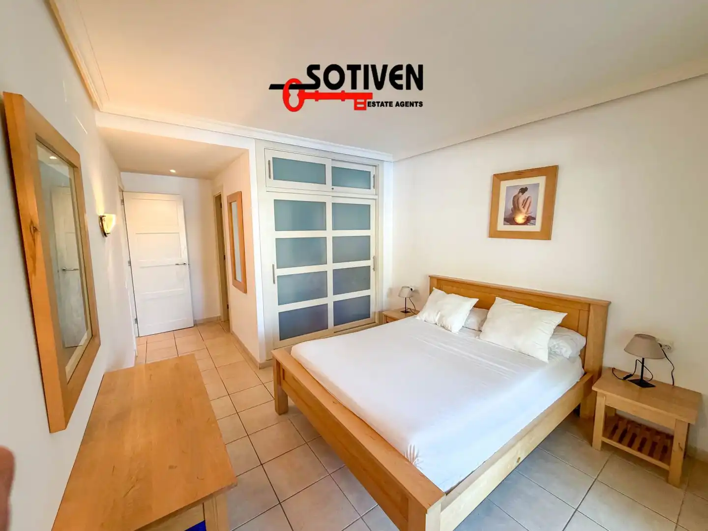 Habitación de Apartamento de alquiler en Santiago del Teide con Terraza y Piscina comunitaria