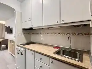 Cocina de Estudio de alquiler en Puerto de la Cruz con Terraza, Amueblado y Balcón