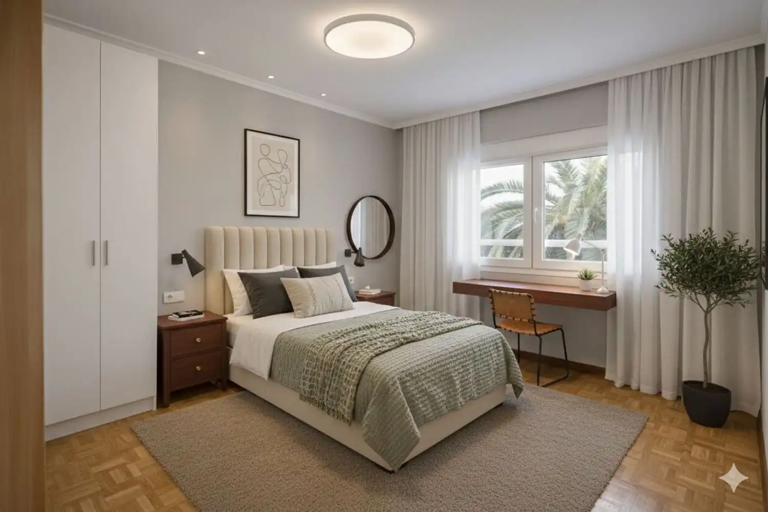 Schlafzimmer von Wohnung zum Verkauf in Avilés mit Schwimmbad