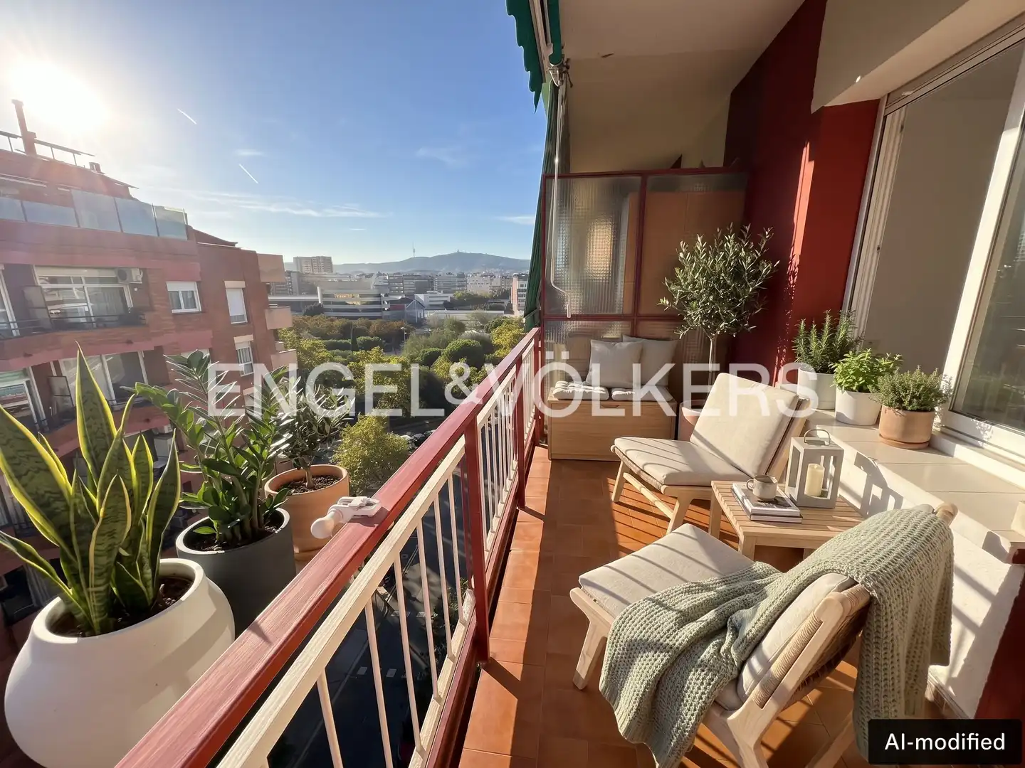 Terrasse von Wohnung zum Verkauf in Sant Martí