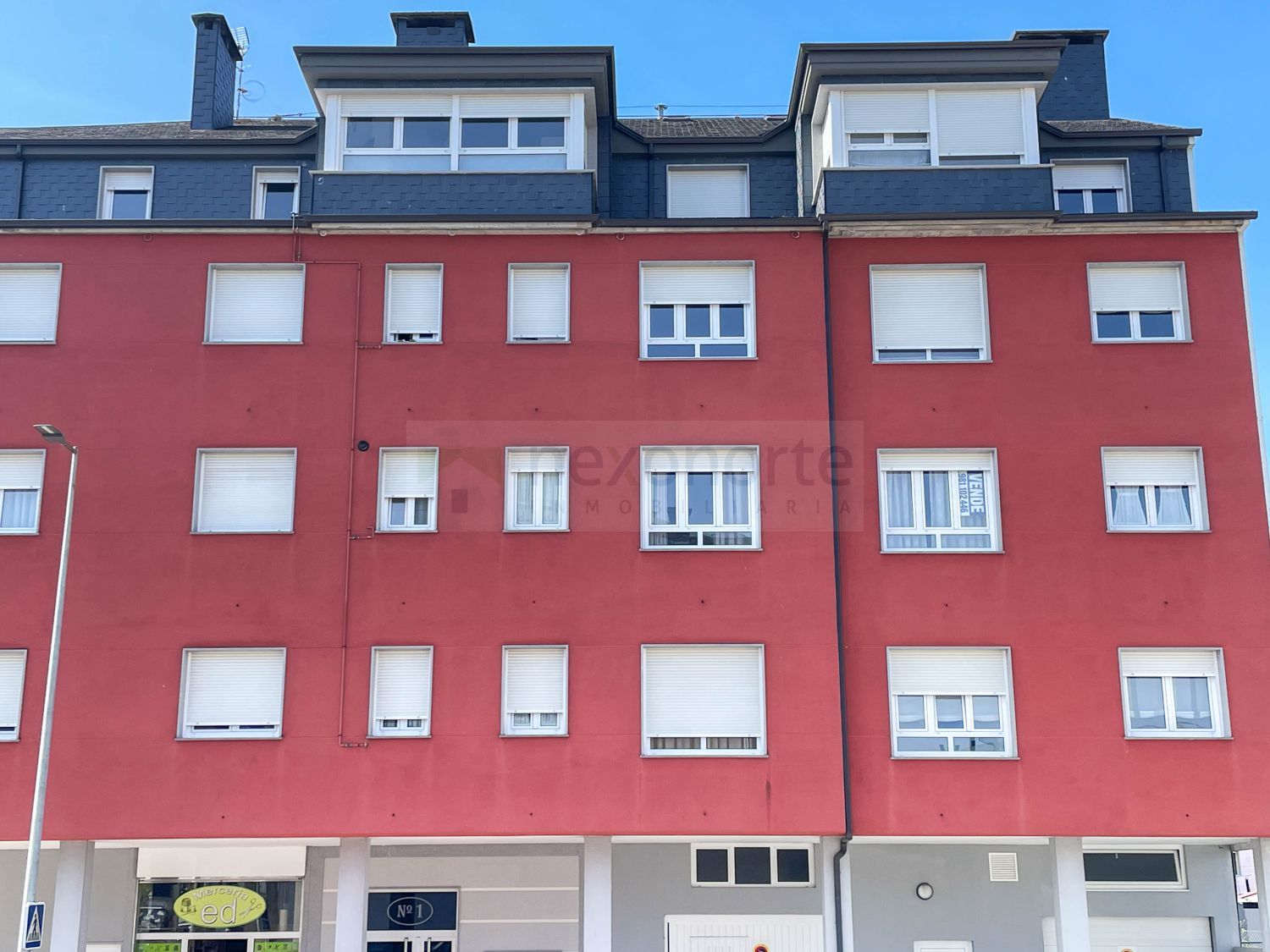 Exterior view of Flat for sale in As Pontes de García Rodríguez   with Terrace and Storage room