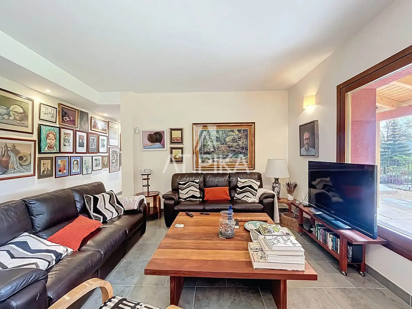 Sala de estar de Casa o chalet en venta en Gallifa con Calefacción, Terraza y Trastero