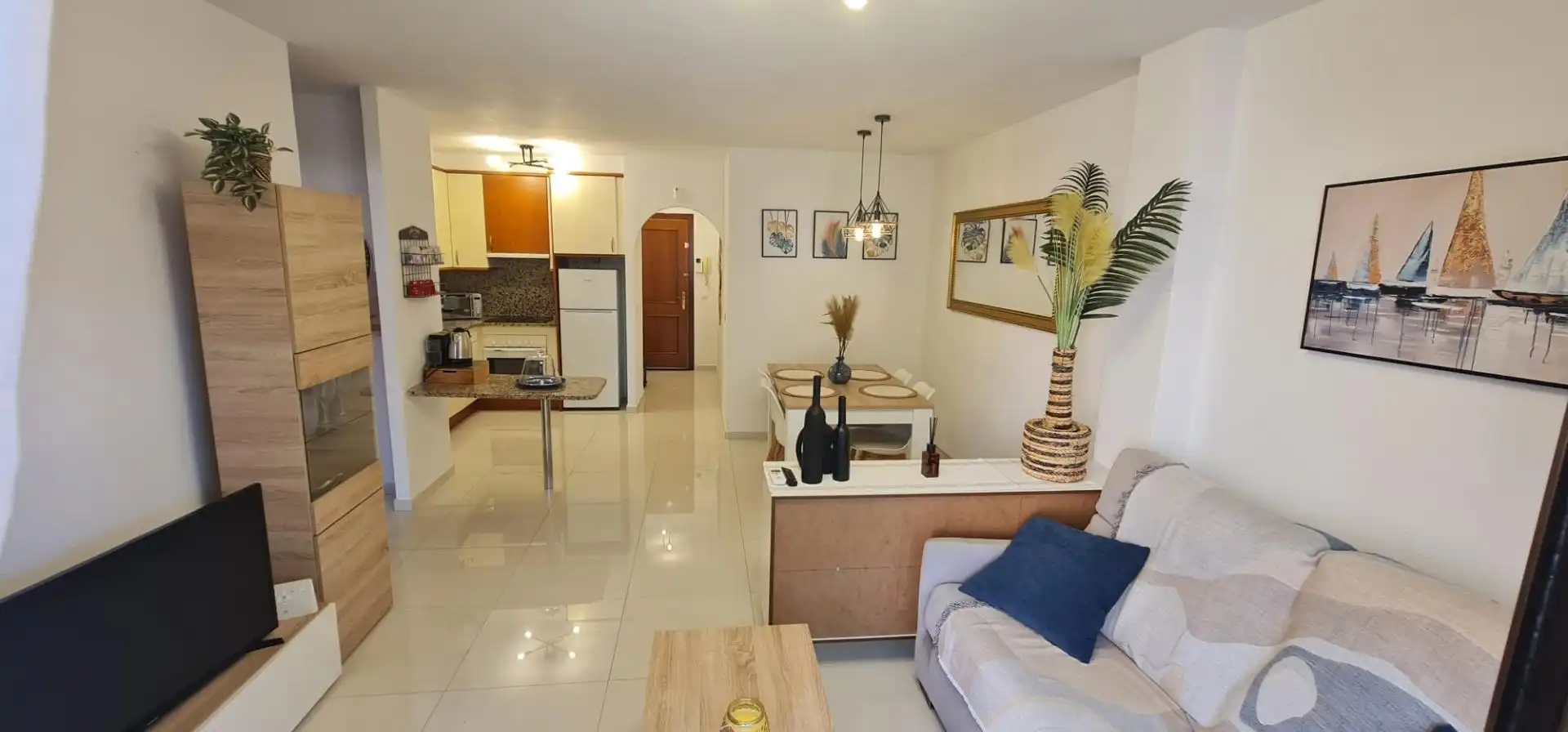 Living room of Apartments for sale in Empuriabrava  with Air Conditioner, Heating and Private garden