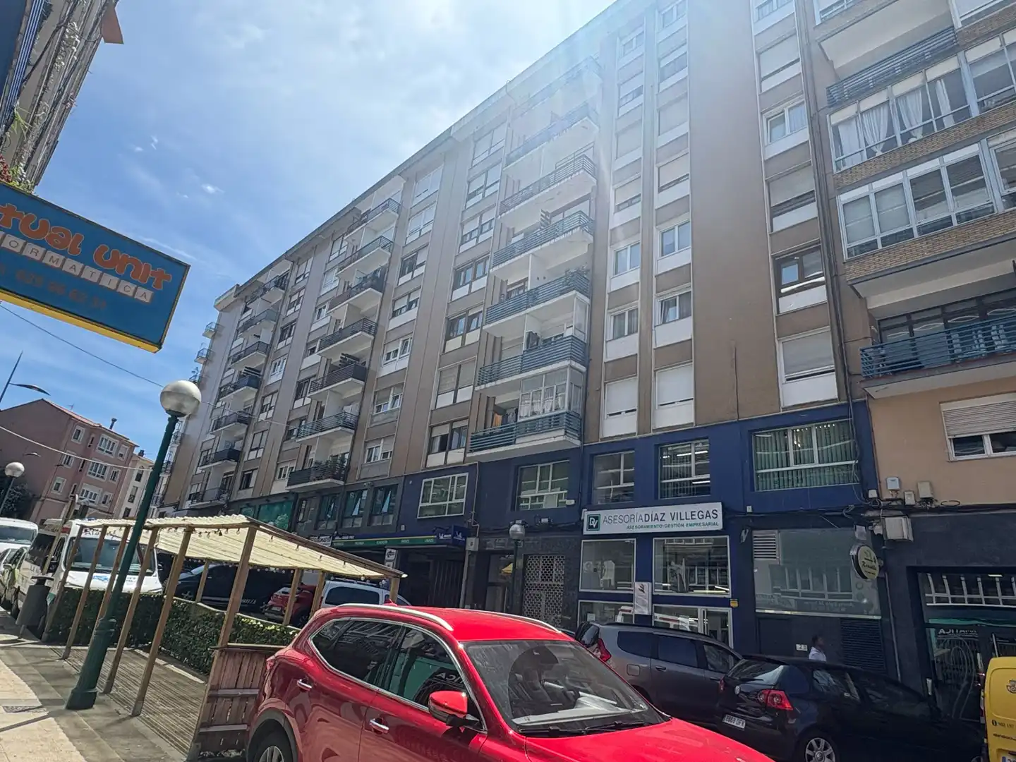 Vista exterior de Piso en venta en Torrelavega  con Calefacción, Amueblado y Balcón