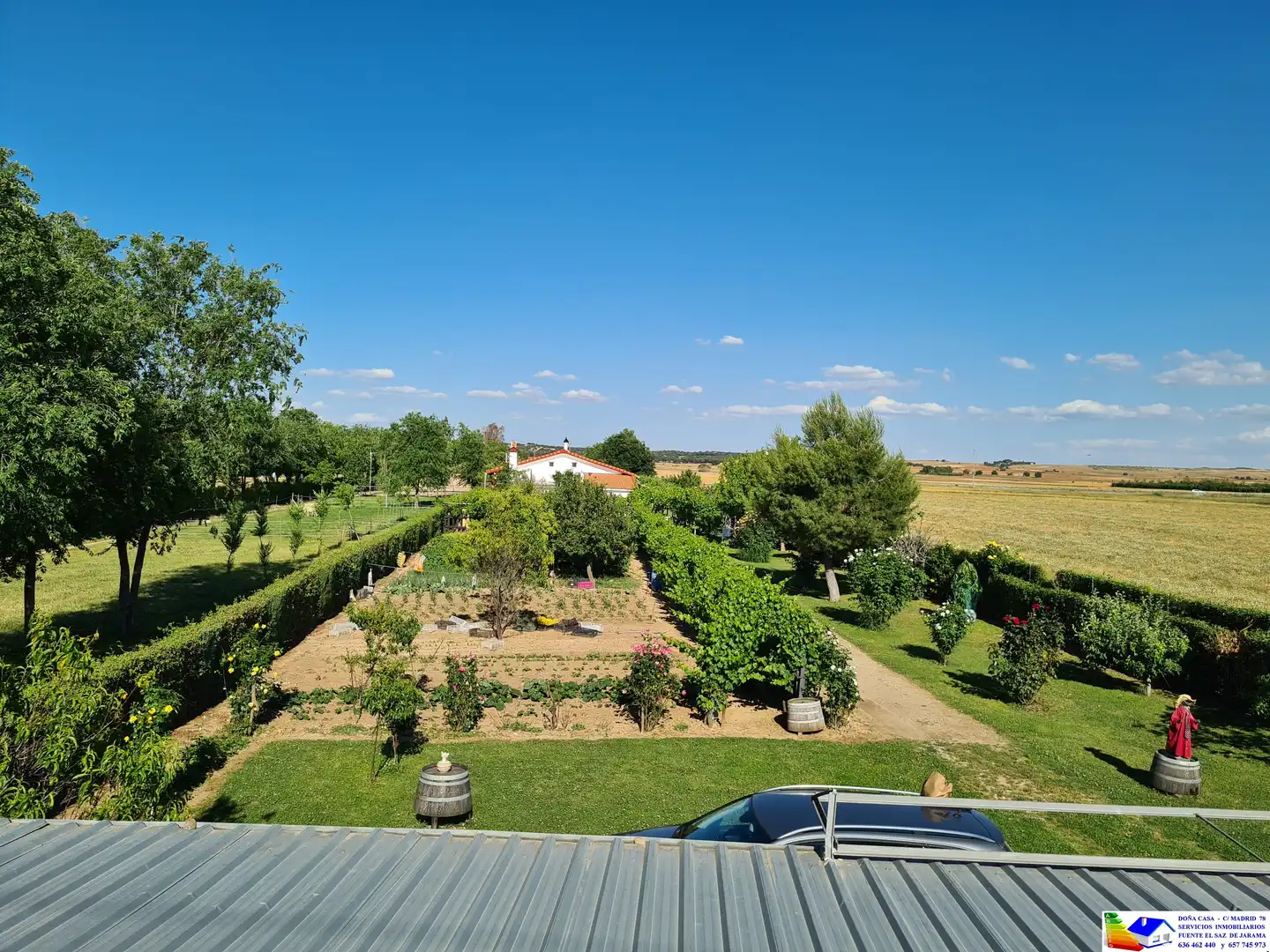 Jardín de Casa o chalet en venta en Fuente El Saz de Jarama con Aire acondicionado, Calefacción y Jardín privado