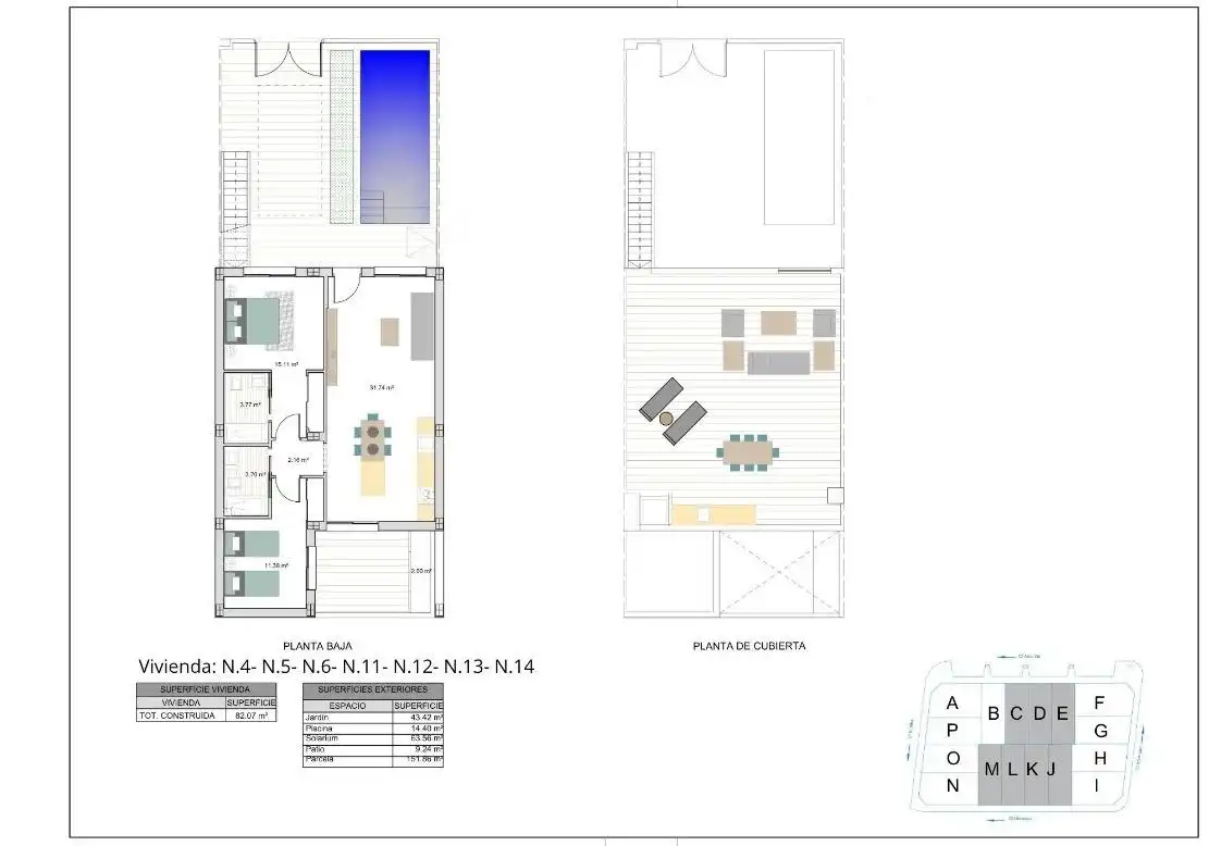 Casa o xalet en venda en Torre-Pacheco amb Jardí privat, Terrassa i Piscina